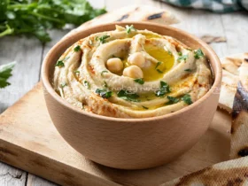 طرز تهیه رپ هوموس و سبزیجات وگان: گنجینه‌ای از طعم‌های مدیترانه