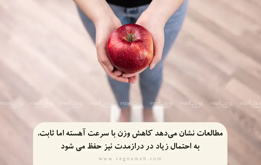 تفاوت ماندگاری در کاهش وزن سریع و تدریجی